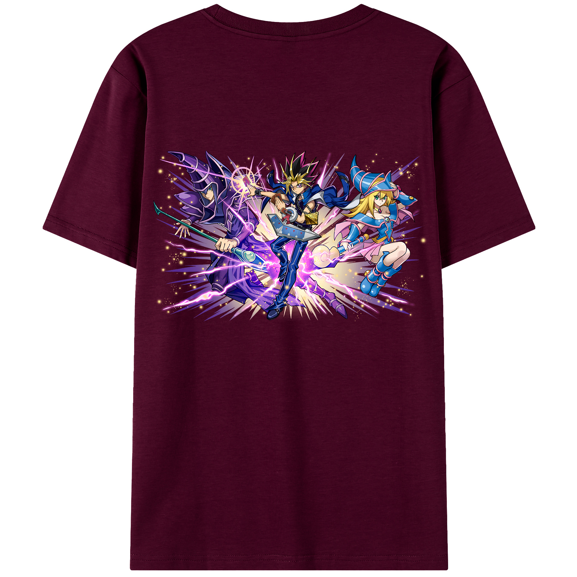 遊☆戯☆王 Yu-Gi-Oh! レディース半袖Tシャツ(バックプリント)